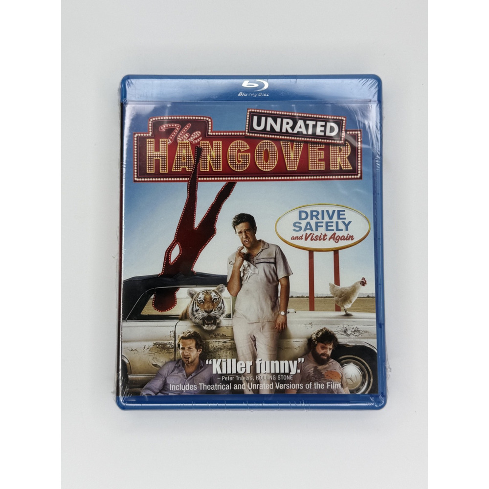 THE HANGOVER Part 1 (Unrated Version) & The Hangover Part 2 BLU-RAY - NEW/SEALED